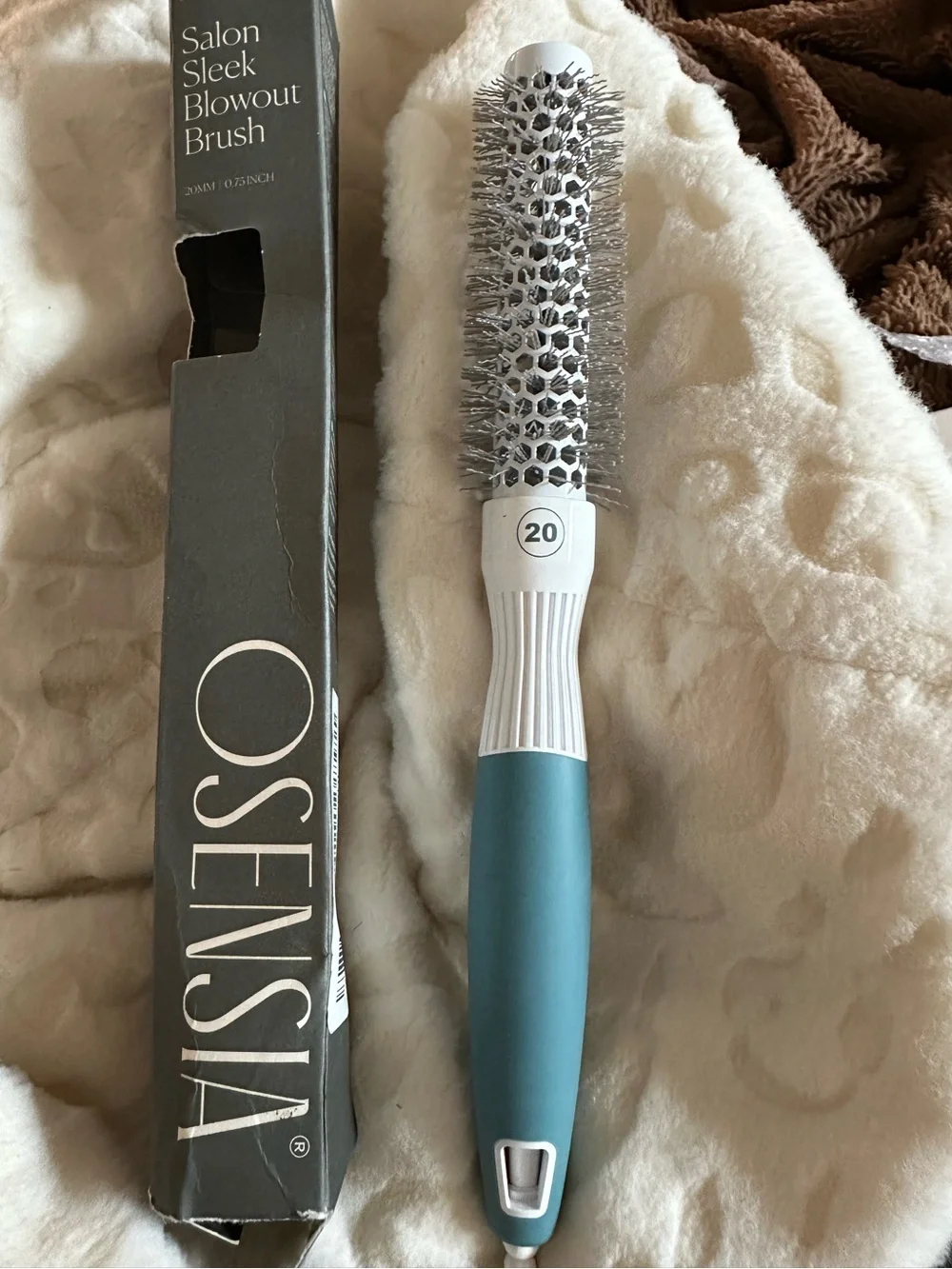 OSENSIA professional Ceramic Ionic Infused Blowout Brush - 20mm (0.75 inch) NEW